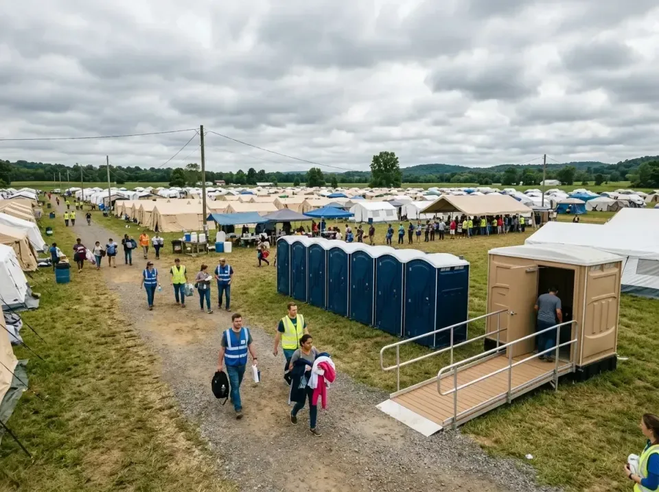 disaster-relief-camp-restrooms-010 — frequently asked questions, Dumpster & Portable Bathrooms Rental in Choccolocco, AL